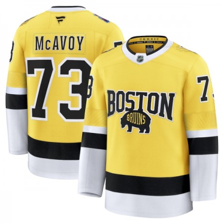 Maillot de Hockey Boston Bruins Fanatics NHL Stadium Series Premium Charlie Mcavoy 2025-26 Gold - Homme Maillot de Hockey Boston Bruins Fanatics NHL Stadium Series Premium Charlie Mcavoy 2025-26 Gold - Homme