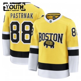 Maillot de Hockey Boston Bruins Fanatics NHL Stadium Series Premium David Pastrnak 2025-26 Gold - Enfant