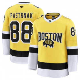Maillot de Hockey Boston Bruins Fanatics NHL Stadium Series Premium David Pastrnak 2025-26 Gold - Homme