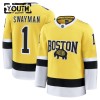 Maillot de Hockey Boston Bruins Fanatics NHL Stadium Series Premium Jeremy Swayman 2025-26 Gold - Enfant
