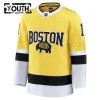 Maillot de Hockey Boston Bruins Fanatics NHL Stadium Series Premium Jeremy Swayman 2025-26 Gold - Enfant