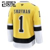 Maillot de Hockey Boston Bruins Fanatics NHL Stadium Series Premium Jeremy Swayman 2025-26 Gold - Enfant