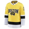 Maillot de Hockey Boston Bruins Fanatics NHL Stadium Series Premium Jeremy Swayman 2025-26 Gold - Homme