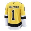 Maillot de Hockey Boston Bruins Fanatics NHL Stadium Series Premium Jeremy Swayman 2025-26 Gold - Homme