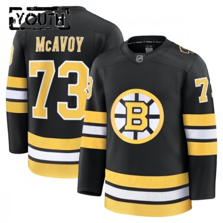 Maillot de Hockey Boston Bruins Fanatics Premium Charlie Mcavoy 2025-26 Noir Domicile - Enfant