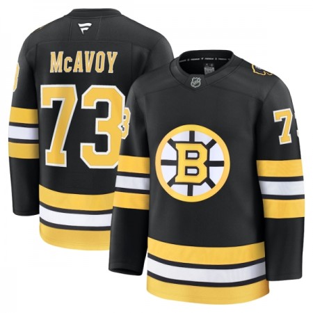 Maillot de Hockey Boston Bruins Fanatics Premium Charlie Mcavoy 2025-26 Noir Domicile - Homme