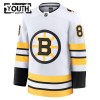 Maillot de Hockey Boston Bruins Fanatics Premium David Pastrnak 2025-26 Blanc Extérieur - Enfant