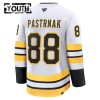 Maillot de Hockey Boston Bruins Fanatics Premium David Pastrnak 2025-26 Blanc Extérieur - Enfant
