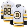 Maillot de Hockey Boston Bruins Fanatics Premium David Pastrnak 2025-26 Blanc Extérieur - Homme