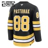 Maillot de Hockey Boston Bruins Fanatics Premium David Pastrnak 2025-26 Noir Domicile - Enfant
