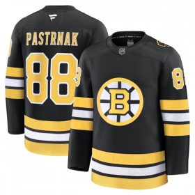 Maillot de Hockey Boston Bruins Fanatics Premium David Pastrnak 2025-26 Noir Domicile - Homme