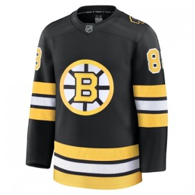 Maillot de Hockey Boston Bruins Fanatics Premium David Pastrnak 2025-26 Noir Domicile - Homme