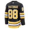 Maillot de Hockey Boston Bruins Fanatics Premium David Pastrnak 2025-26 Noir Domicile - Homme