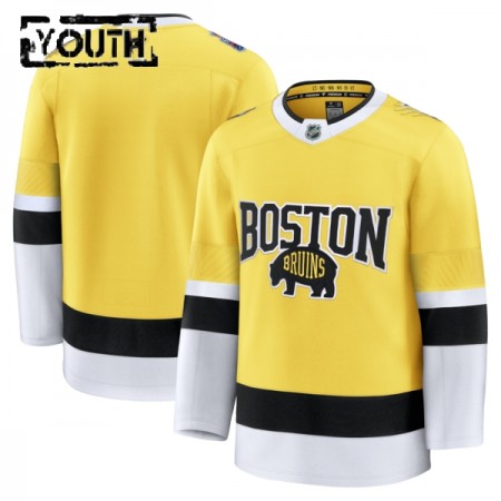 Maillot de Hockey Boston Bruins Personnaliser Fanatics NHL Stadium Series Premium 2025-26 Gold - Enfant