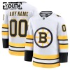 Maillot de Hockey Boston Bruins Personnaliser Fanatics Premium 2025-26 Blanc Extérieur - Enfant