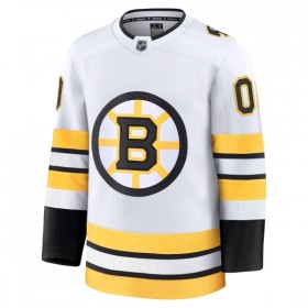 Maillot de Hockey Boston Bruins Personnaliser Fanatics Premium 2025-26 Blanc Extérieur - Homme