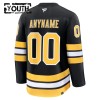 Maillot de Hockey Boston Bruins Personnaliser Fanatics Premium 2025-26 Noir Domicile - Enfant