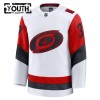 Maillot de Hockey Carolina Hurricanes Fanatics Premium Andrei Svechnikov 2025-26 Blanc Extérieur - Enfant