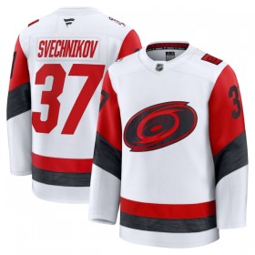 Maillot de Hockey Carolina Hurricanes Fanatics Premium Andrei Svechnikov 2025-26 Blanc Extérieur - Homme