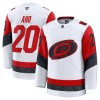 Maillot de Hockey Carolina Hurricanes Fanatics Premium Sebastian Aho 2025-26 Blanc Extérieur - Homme