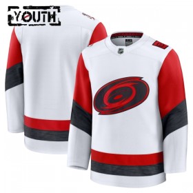 Maillot de Hockey Carolina Hurricanes Personnaliser Fanatics Premium 2025-26 Blanc Extérieur - Enfant