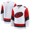 Maillot de Hockey Carolina Hurricanes Personnaliser Fanatics Premium 2025-26 Blanc Extérieur - Homme