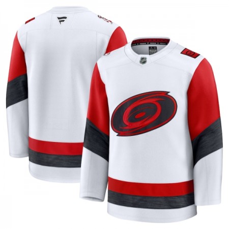 Maillot de Hockey Carolina Hurricanes Personnaliser Fanatics Premium 2025-26 Blanc Extérieur - Homme