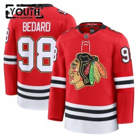 Maillot de Hockey Chicago Blackhawks Fanatics Centennial Premium Connor Bedard 2025-26 Rouge - Enfant