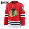 Maillot de Hockey Chicago Blackhawks Fanatics Centennial Premium Connor Bedard 2025-26 Rouge - Enfant