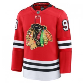 Maillot de Hockey Chicago Blackhawks Fanatics Centennial Premium Connor Bedard 2025-26 Rouge - Homme