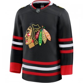 Maillot de Hockey Chicago Blackhawks Personnaliser Fanatics Premium 2025-26 Noir Troisième - Homme