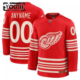 Maillot de Hockey Detroit Red Wings Personnaliser Fanatics Centennial Premium 2025-26 Rouge - Enfant