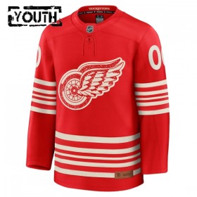Maillot de Hockey Detroit Red Wings Personnaliser Fanatics Centennial Premium 2025-26 Rouge - Enfant