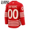 Maillot de Hockey Detroit Red Wings Personnaliser Fanatics Centennial Premium 2025-26 Rouge - Enfant
