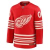 Maillot de Hockey Detroit Red Wings Personnaliser Fanatics Centennial Premium 2025-26 Rouge - Homme