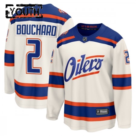 Maillot de Hockey Edmonton Oilers Fanatics Premium Evan Bouchard 2025-26 Blanc Troisième - Enfant Maillot de Hockey Edmonton Oilers Fanatics Premium Evan Bouchard 2025-26 Blanc Troisième - Enfant