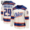 Maillot de Hockey Edmonton Oilers Fanatics Premium Leon Draisaitl 2025-26 Blanc Troisième - Enfant