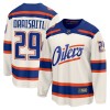 Maillot de Hockey Edmonton Oilers Fanatics Premium Leon Draisaitl 2025-26 Blanc Troisième - Homme