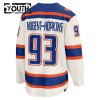 Maillot de Hockey Edmonton Oilers Fanatics Premium Ryan Nugent-Hopkins 2025-26 Blanc Troisième - Enfant