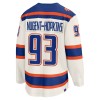 Maillot de Hockey Edmonton Oilers Fanatics Premium Ryan Nugent-Hopkins 2025-26 Blanc Troisième - Homme