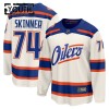 Maillot de Hockey Edmonton Oilers Fanatics Premium Stuart Skinner 2025-26 Blanc Troisième - Enfant