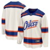 Maillot de Hockey Edmonton Oilers Personnaliser Fanatics Premium 2025-26 Blanc Troisième - Homme Maillot de Hockey Edmonton Oilers Personnaliser Fanatics Premium 2025-26 Blanc Troisième - Homme