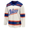Maillot de Hockey Edmonton Oilers Personnaliser Fanatics Premium 2025-26 Blanc Troisième - Homme