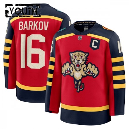 Maillot de Hockey Florida Panthers Fanatics Premium Aleksander Barkov 2025-26 Rouge Winter Classic - Enfant