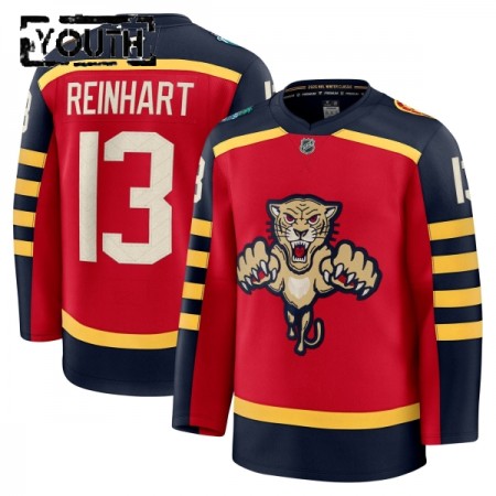 Maillot de Hockey Florida Panthers Fanatics Premium Sam Reinhart 2025-26 Rouge Winter Classic - Enfant