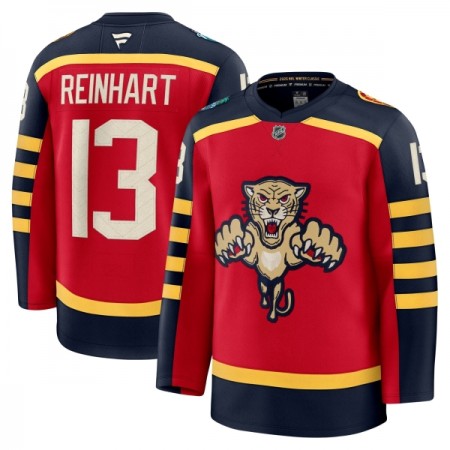 Maillot de Hockey Florida Panthers Fanatics Premium Sam Reinhart 2025-26 Rouge Winter Classic - Homme