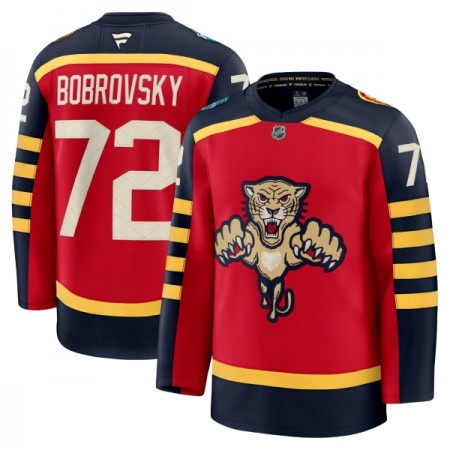 Maillot de Hockey Florida Panthers Fanatics Premium Sergei Bobrovsky 2025-26 Rouge Winter Classic - Homme