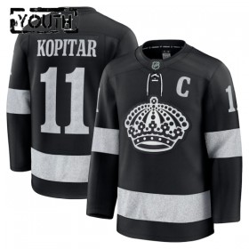 Maillot de Hockey Los Angeles Kings Fanatics Premium Anze Kopitar 2025-26 Noir Troisième - Enfant