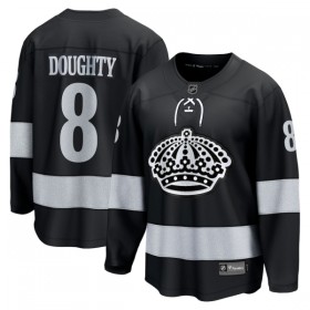 Maillot de Hockey Los Angeles Kings Fanatics Premium Drew Doughty 2025-26 Noir Troisième - Homme