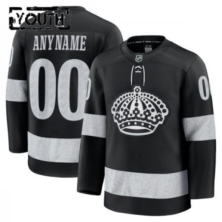 Maillot de Hockey Los Angeles Kings Personnaliser Fanatics Premium 2025-26 Noir Troisième - Enfant
